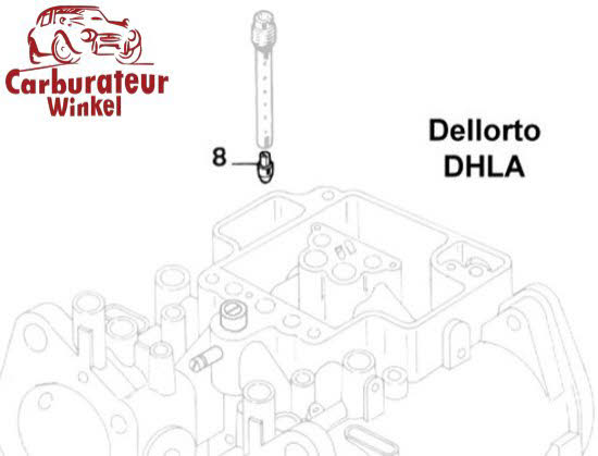 Dellorto DHLA Carburateur Onderdelen